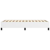 Bedframe kunstleer wit 100x200 cm - thumbnail