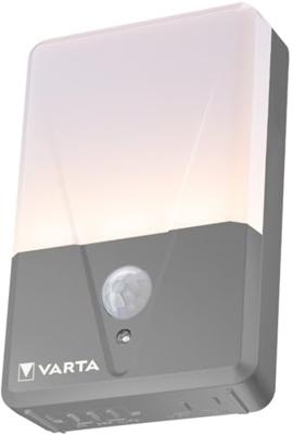 Varta 16634101402 Motion Sensor Outdoor Light Twin Campinglamp LED 40 lm werkt op batterijen 60 g Grijs