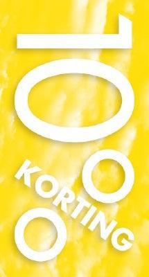 Raambiljet thema 10% KORTING afm 50x94cm