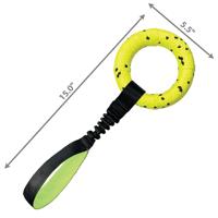 KONG REFLEX TUG GEEL 40X14X3 CM - thumbnail