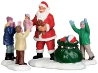 Lemax it´s santa!, s/3 kerstdorp figuur type 5 2015 - thumbnail