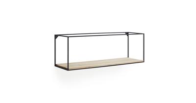 Kave Home Wandrek 'Elisha' 90cm, kleur Zwart Kave Home Wandrek 'Elisha' 90cm, kleur Zwart