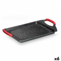 Barbecue Kinvara Wit Zwart Rood Siliconen Aluminium 34 x 26 cm - thumbnail