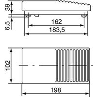 Marquardt 2410.0401 Voetschakelaar 250 V/AC 6 A 1 pedaal 1x wisselcontact 1 stuk(s) - thumbnail