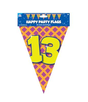 Happy Verjaardag Vlaggenlijn 13 Jaar (10m)