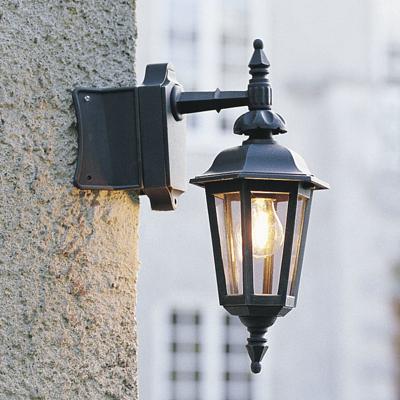 KonstSmide Klassieke muurlampPallas Down zwart - 519-750