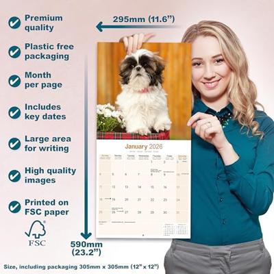 Shih Tzu Kalender 2026