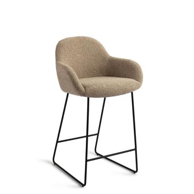 Jesper Home Kushi barkruk H65 Moss Meadow slide black