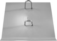 Aurora agenda- of memoblokhouder, PVC, grijs - thumbnail