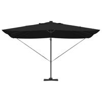 VidaXL Parasol zwart 352 x 251 x 265 cm polyester en aluminium - thumbnail