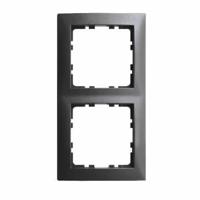 Berker S1 afdekraam 2-voudig antraciet mat 10103276 - thumbnail