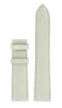 Horlogeband Tissot T610033630 Leder Wit 18mm