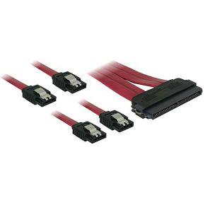 DeLOCK SAS SFF-8484 > 4x SATA 7-Pin adapter DeLOCK SAS SFF-8484 > 4x SATA 7-Pin adapter
