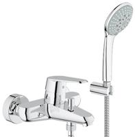 GROHE Eurodisc Cosmopolitan badkraan met omstel en koppelingen 46mm inclusief garnituur chroom 33395002 - thumbnail