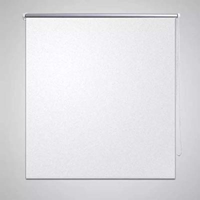 VidaXL Rolgordijn verduisterend 104,4 x 175 cm stofbreedte 100 cm wit