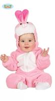 Konijn Roze Baby Jumpsuit - thumbnail