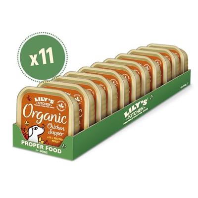 LILY'S KITCHEN DOG ORGANIC CHICKEN SUPPER 11X150 GR - thumbnail