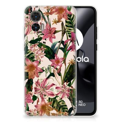 Motorola Edge 30 Neo | TPU Case | Flowers Motorola Edge 30 Neo | TPU Case | Flowers