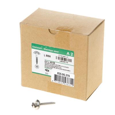 Spenglerschr.+ring 15mm 4.5x40 pz rvs A2