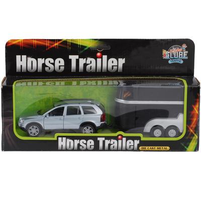 Die Cast pb Volvo XC90 met paardentrailer 3 ass
