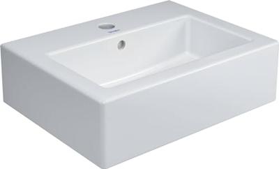 Duravit Vero fontein 45x35cm met overloop wit 0704450000 - thumbnail
