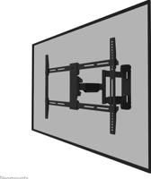 Neomounts WL40-550BL16 Full Motion Wandsteun voor Schermen tot 65 Inch Zwart - thumbnail