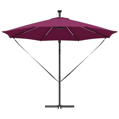 Cantilever Banana Parasol Bordeauxrood 294 x 294 x 248 cm Cantilever Banana Parasol Bordeauxrood 294 x 294 x 248 cm