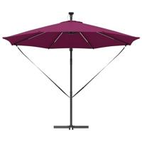 Cantilever Banana Parasol Bordeauxrood 294 x 294 x 248 cm - thumbnail