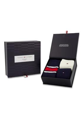 Tommy Hilfiger 3-paar Crew heren boots sokken - giftbox - Katoenen sportsokken