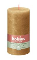 Bolsius shine rustiekkaars 130/68 spice brown - thumbnail