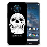 Silicone Back Case Nokia 8.3 Skull Eyes - thumbnail