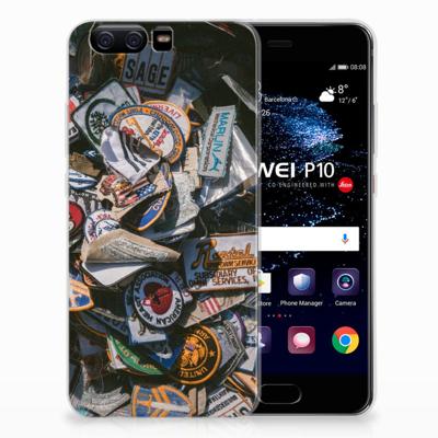 Huawei P10 Siliconen Hoesje met foto Badges Huawei P10 Siliconen Hoesje met foto Badges