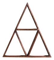 Artistiq Wandrek 'Novella' Mangohout, 45 x 40cm - thumbnail