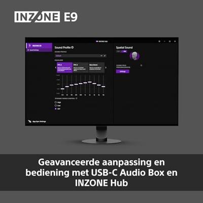 Sony inzone e9 gamingoordopjes in-ear (zwart, playstation 5, pc)