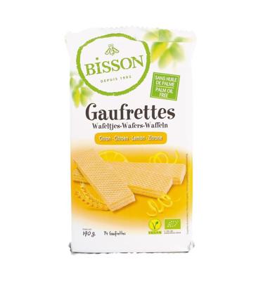 Citroen wafels gaufrettes bio