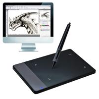 HUION 420 Portable Smart 4.0 x 2.23 inch 4000LPI Stylus Digital Tablet Signature Board with Digital Pen - thumbnail