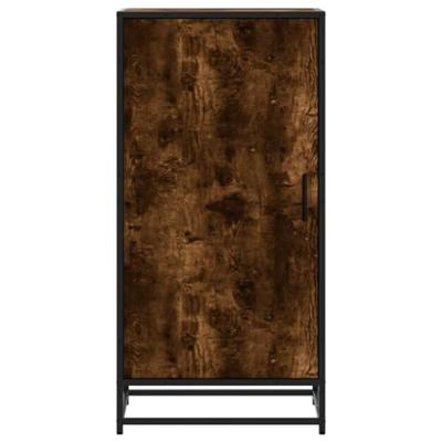 VidaXL Schoenenrek 48x38x97,5 cm bewerkt hout gerookt eikenkleurig VidaXL Schoenenrek 48x38x97,5 cm bewerkt hout gerookt eikenkleurig