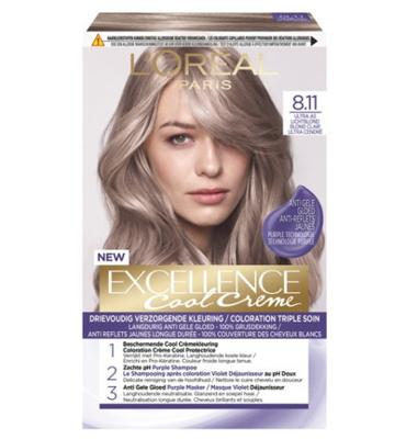L'Oréal Paris Excellence Cool Creme - 8.11 Ultra As Lichtblond