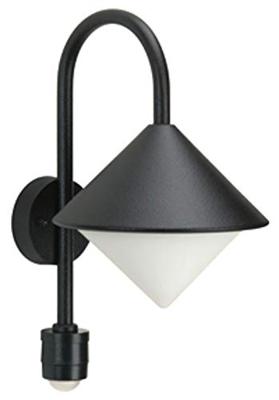 Albert Buitenlamp zwart bewegingssensorTriangle met sensor zwart - 660646
