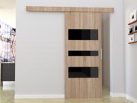 Schuifdeur CORWEL 76 cm sonoma - thumbnail