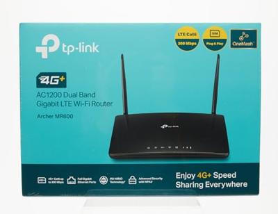 TP-Link Archer MR600 4G+ Cat6 AC1200 Draadloze Dual-band Gigabit Router Router Zwart - thumbnail