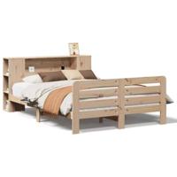 Bedframe zonder matras massief grenenhout 140x200 cm - thumbnail