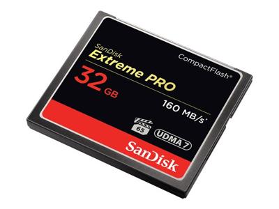 SanDisk CF 32GB Extreme Pro 160MB/s SanDisk CF 32GB Extreme Pro 160MB/s