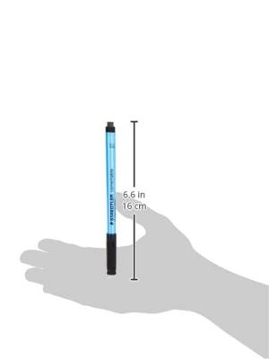 Viltstift staedtler ohp lumo f 305 correctable zw | 10 stuks