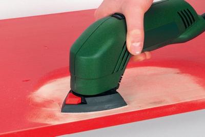 Wolfcraft 1162000 Deltaschuurpapier Met klittenband, Geperforeerd Korrelgrootte (num) 80 Hoekmaat 95 mm 5 stuk(s)