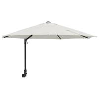 Tuinparasol Beige en zwart 248 x 248 x 148 cm - thumbnail