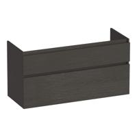 Brauer Delight - Onderkast - 120 cm - met 2 Softclose Lades Greeploos en 2 Sifon Uitsparingen - Timber Anthracite - thumbnail
