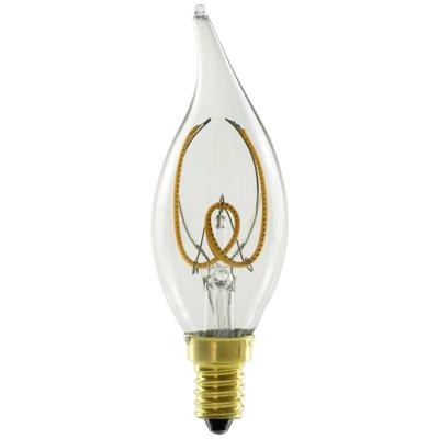 LED kaarslamp helder 3.2W E14 2200K 190 lumen filament Segula dimbaar 50632
