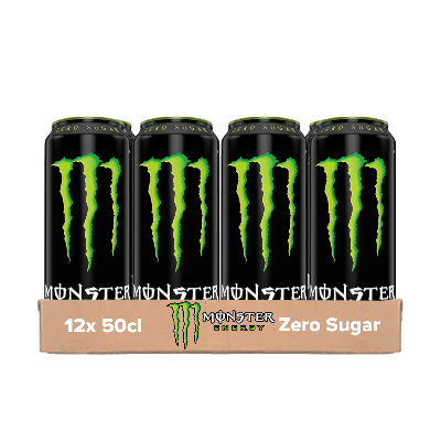 Monster energy zero sugar blik (12x 0,5 liter) (kopie amazon)