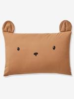 Kussensloop met beer voor baby GREEN FOREST Oeko-Tex® bruin - thumbnail